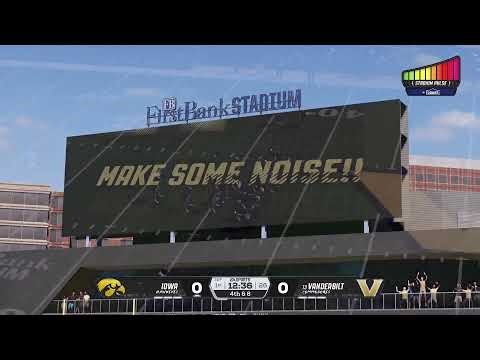 IOWA vs VANDERBILT RELIAQUEST BOWL 🏟️ #cfb26 #sports #ncaa #football #live