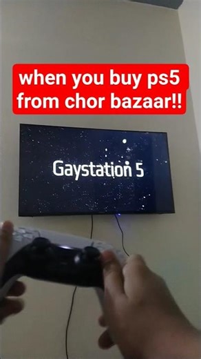 Free PS5 😀 from chorbazaar😢 #funny #gaming #ps5 #ps5