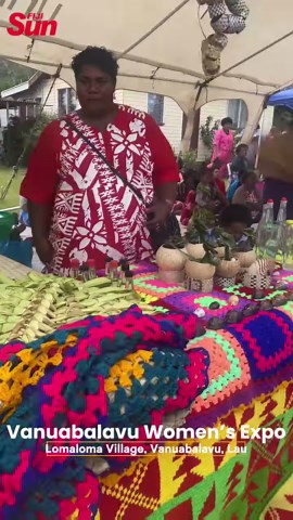 Women from the 17 villages on Vanuabalavu in Lau, gathered in Lomaloma village to showcase their art and handicraft during the Vanuabalavu Women’s Expo. 🎥: KELERA TUISAWAU | Fiji Sun