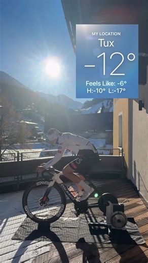 Moritz Mauss on Instagram: "Covered in steam on the home trainer 🚂 What’s the coldest temperature you have ridden in? 🫵 #cycling #uaeteamemirates #wintertraining #indoorcycling #winterarc #cold #elitecycling"