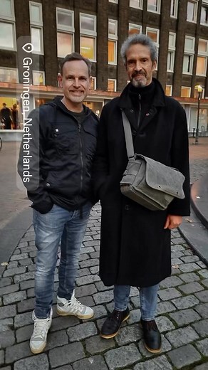 En dan kom je Mike Lindup van Level 42 tegen in Groningen Centrum 🙃😅 | René Rou