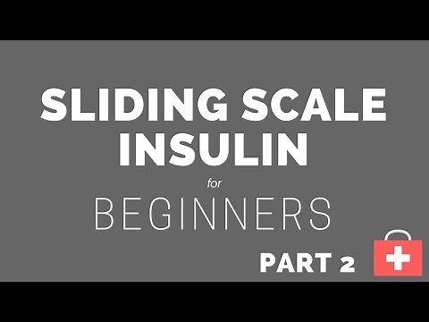 Sliding Scale Insulin Basics - Adjusting Insulin Dosage - Part 2