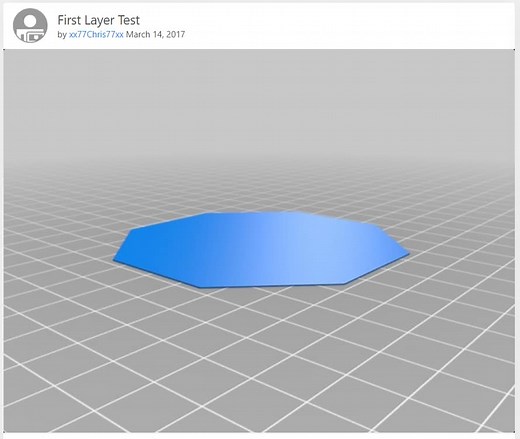 Best 3D Printer First Layer Calibration Tests - STLs & More