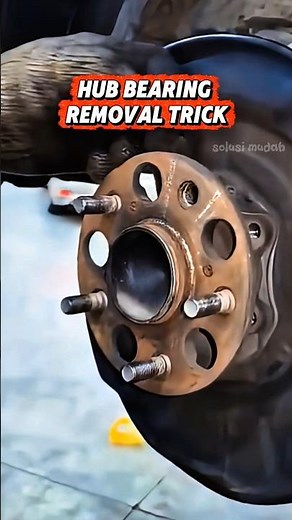 Easy Hub Bearing Removal Trick Without Special Tools