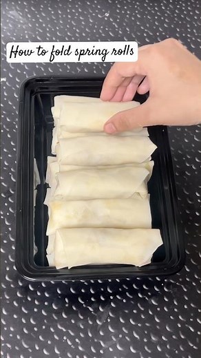 How to fold spring rolls | vegetable spring rolls