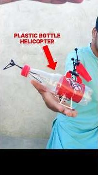 How to make rc helicopter from plastic bottle ! #diy