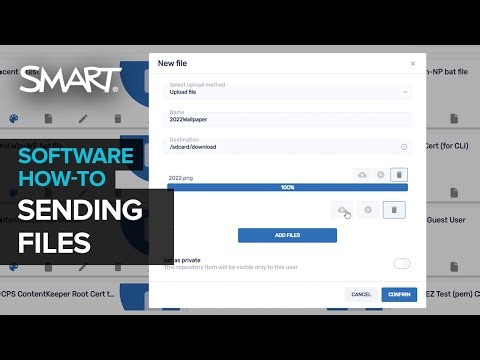 Using SMART Remote Management to send files to enrolled devices (2022)