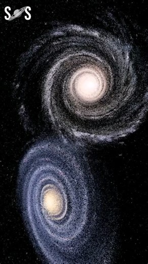 Andromeda Galaxy & Milly Way Merger begins #nasa #andromeda #milkyway The epic journey of the Andromeda Galaxy merging with our Milky Way has officially started! 🌌✨ Despite being 2.5 million light-years apart, the gravitational dance has begun, setting the stage for a spectacular cosmic event billions of years in the making. Join us as we explore the science behind this galactic collision and what it means for our universe. | Secrets of Space