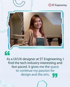 12 reactions | To create engaging, user-centric interfaces for communication platforms in the defence sector, we bring together design, engineering, and tech. ‍ Hear more from Sherryane Tay, UI/UX Designer in Mission & Software Services of our Digital Systems business.  Read more: https://tinyurl.com/m24xmvcf #STEngineering #Careers #Technology #UIUX #UserInterface #UserExperience | ST Engineering | Facebook