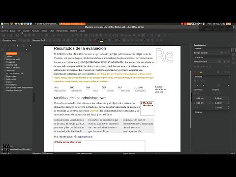 LibreOffice Writer: menú edición II -control de cambios-