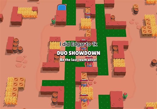 Achieving 1K with Edgar in Brawl Stars