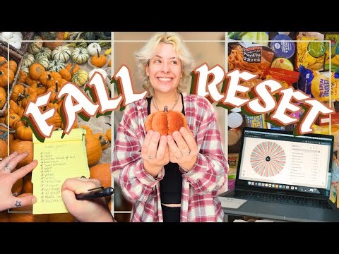 Let’s Reset for Fall!!! A vlog for when you want to get some crafts/work/chores done! :D