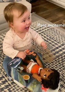 Baby Surprised With Doll 🥺❤️ | Daniel D.