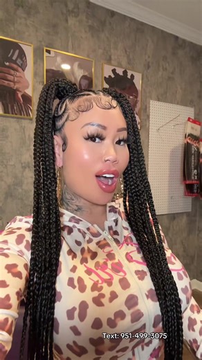 @iyanna.adri ❤️❤️ #braids #riverside | Braids