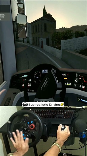 Realistic Driving | POV 4K | Bus Simulator | #ets2 #eurotrucksimulator2