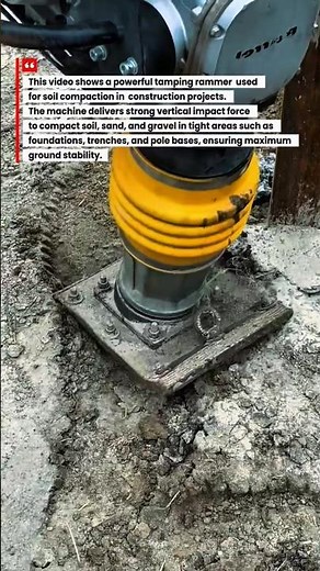 INSANE Soil Compaction Machine in Action! Powerful Tamping Rammer for Construction Projects