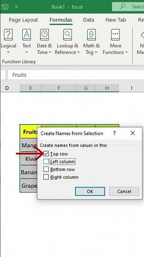 NAMED RANGE in Excel in 3 Steps #tutorials