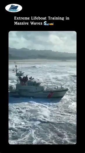 Extreme Lifeboat Training in Massive Waves 🌊🚤