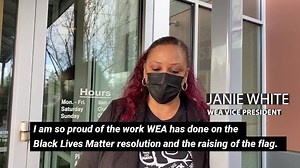 1.5K views · 38 reactions | WEA Vice President Janie White shares her thoughts on why WEA must work to become an anti-racist union and how our first steps down that path are represented in the recent WEA board resolution affirming that Black Lives Matter. Read the resolution on our website at https://www.washingtonea.org/file_viewer.php?id=40606 | Washington Education Association | Facebook