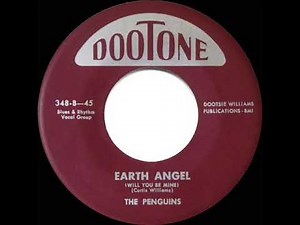 1955 HITS ARCHIVE: Earth Angel - Penguins (original reverbed single with fade-in open) (#1 R&B hit)