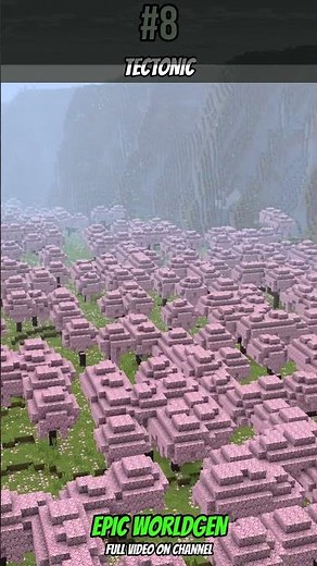This Mod Makes Minecraft Terrain INSANE #shorts