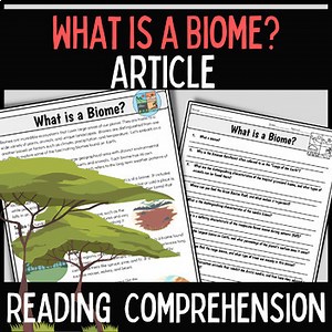What is a Biome? Reading Comprehension Passage questions