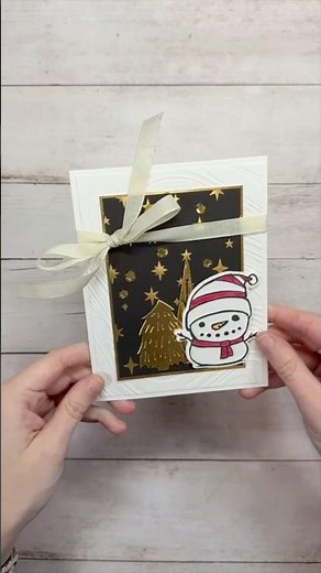 Stampin’ Up! Festive Friends Snowman Card