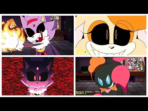 Five Nights at Sonic's Solar Switchup Demo Walkthrough Night 1-2 + All Jumpscares