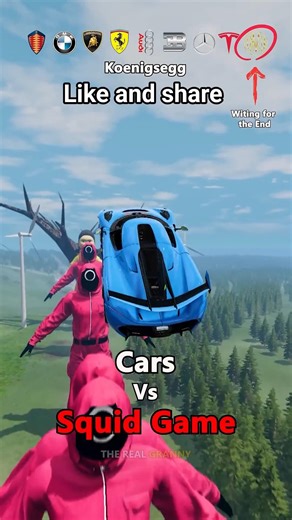 Car V/S squid game #shorts #viral #youtubeshorts