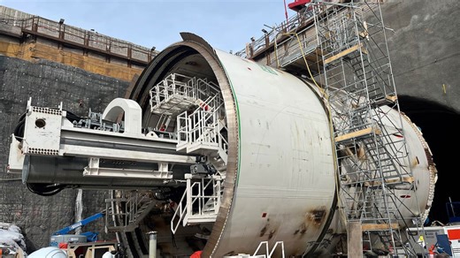 See the giant drill that’ll pave the way for the STM’s Blue line extension