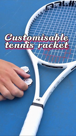 Ben Johnson on Instagram: "Customisable racket with interchangeable weights 🎾 Racket : solinco whiteout #tennis #tennisplayer #tennislife #tennisracket"