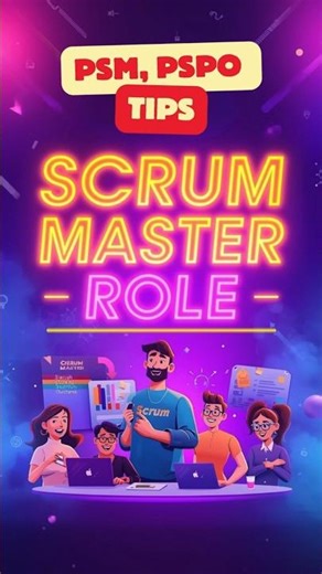 PSM PSPO Exam Trick 🚨 Role of Scrum Master |Scrum Master vs Team Management | SM Role Explained✅💡