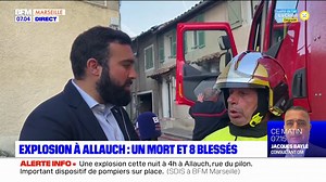 💬 "La priorité était de mettre à l'abris les personnes à côté" Jean-Jacques Nicolaï, commandant des opérations de secours du SDIS 13, indique qu'une quinzaine de personnes ont été relogées provisoirement après l'explosion à Allauch | BFM Marseille Provence