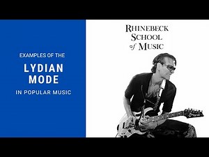 Examples of the Lydian Mode in Popular Music!