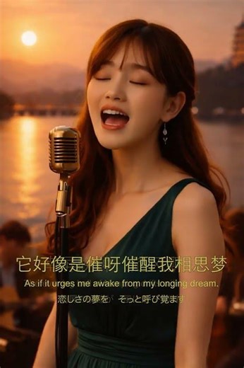 南屏晚钟 -Swing Jazz- (Cover：崔萍) ｜礼帽与晚礼服 Short #music #cover #ディズニー