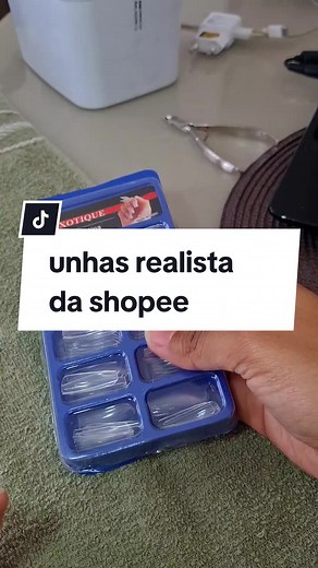 Unhas Postiças Realistas da Shopee: Primeira Experiência
