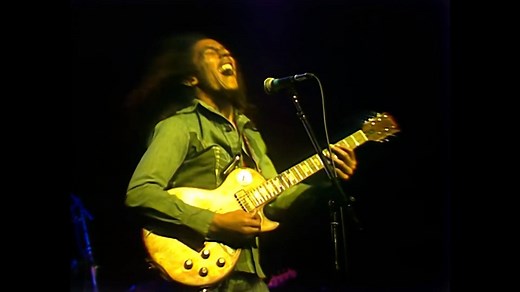 "One good thing about music..." #finishthelyric #trenchtownrock #bobmarley75 Get the concert audio 🎶 from this show on vinyl for the first time ever: BobMarley.lnk.to/LiveAtTheRainbowVinyl | Bob Marley