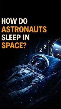 How Do Astronauts Sleep in Space? 😴🚀