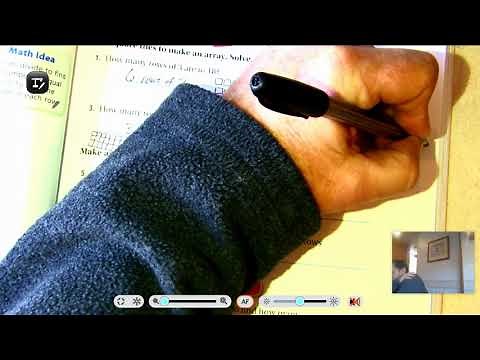 3rd grade GO Math: Lesson 6.6 Model with Arrays pages 241-244