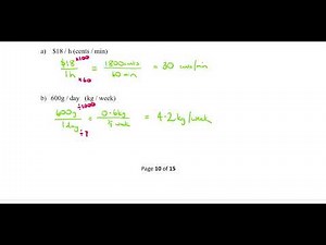 Yr 8 Ratios and Rates 4 - Introducing rates and rates problems