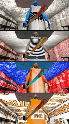 Car Escape Ending | Secret Haha Granny vs French Granny vs Random Granny vs Renatinha Games Granny