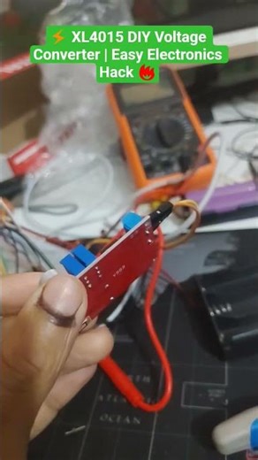 ⚡ XL4015 DIY Voltage Converter | Easy Electronics Hack 🔥