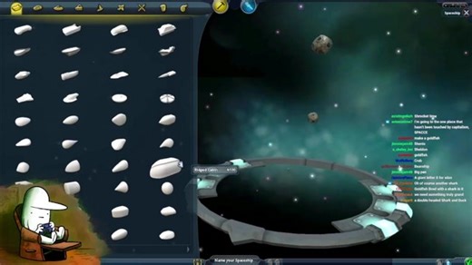 The Birth of the Shark Crab Spaceship