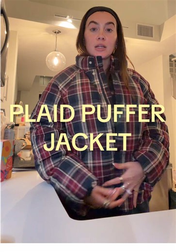 Stylish Winter Looks with the Plaid Puffer Jacket