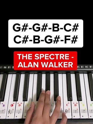 The Spectre - Alan Walker (Piano Tutorial)