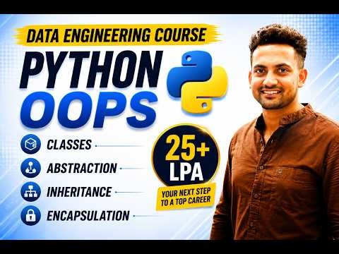 Python OOPS Complete Tutorial | Classes, Objects, Inheritance & Polymorphism| Data Engineering