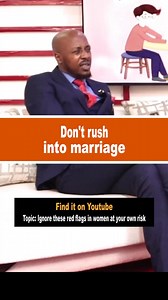 Don't rush into marriage | Benjamin Zulu Global