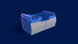 Peoplemover Ride Vehicle - Disney World - 3D model by TonyFilms335