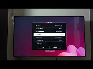 How to Set a Custom DNS Server on Samsung Tizen Smart TV, QLED, OLED, 4K TV, UHD TV