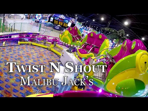 Malibu Jack's indoor roller coaster - Twist N Shout POV - Lexington, KY